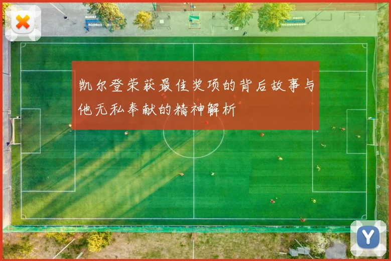 凯尔登荣获最佳奖项的背后故事与他无私奉献的精神解析